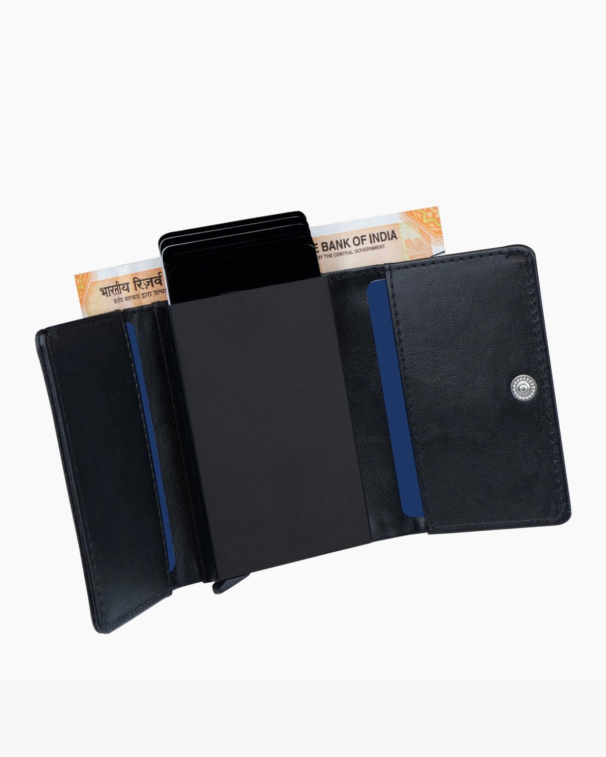 Black RFID Protected Wallet Cardholder