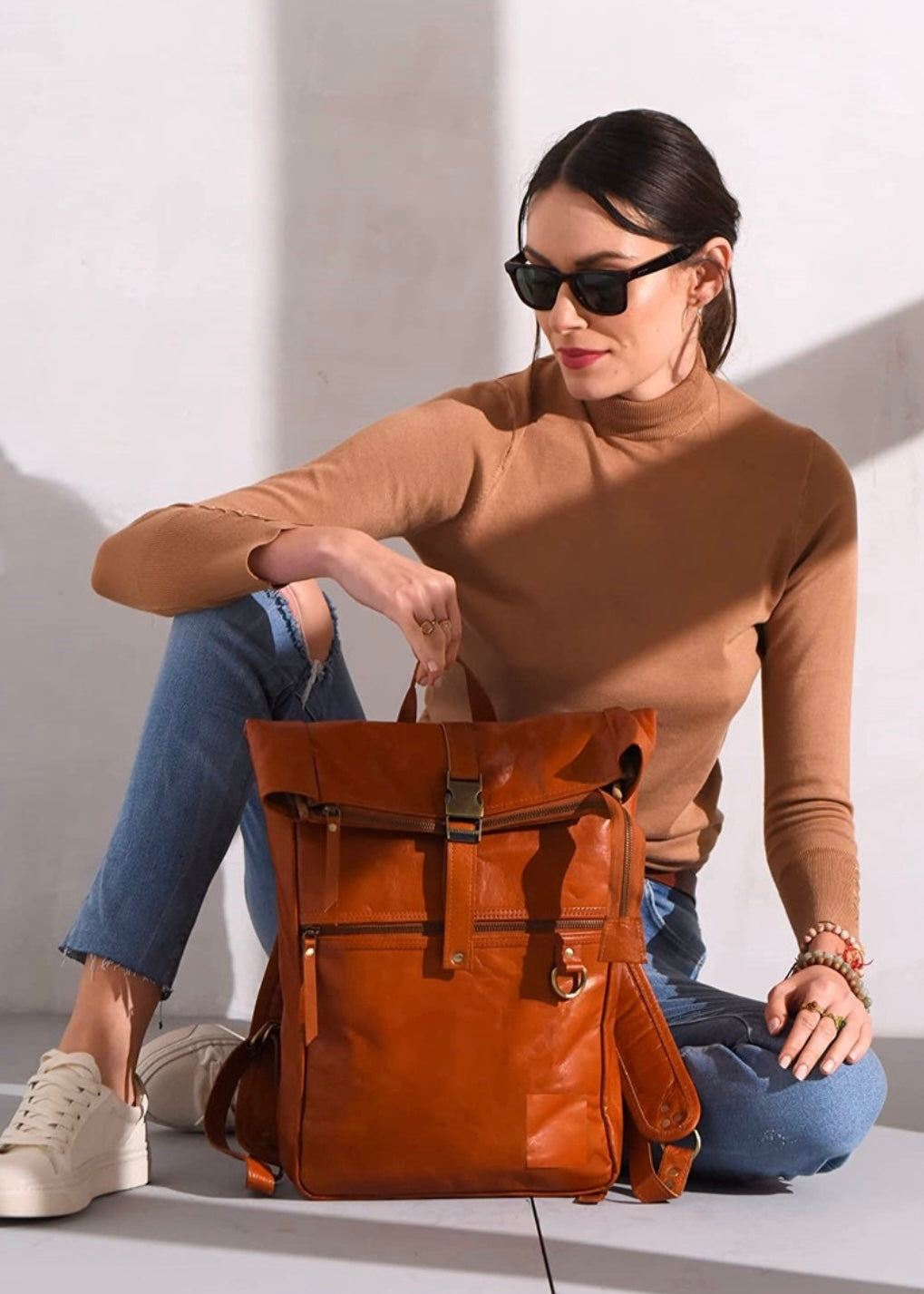 Vintage Coiro Leather BackPack