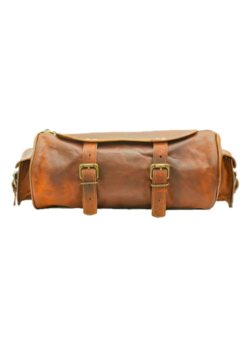 Orbit Brown Motorcycle Bag