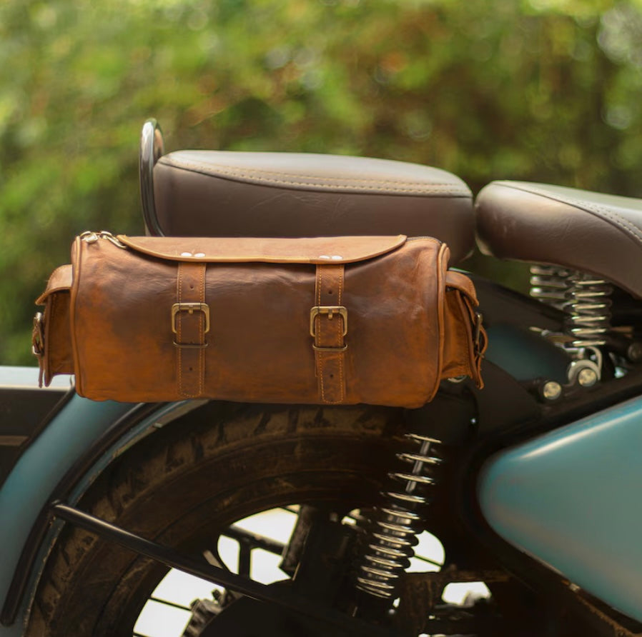 Orbit Brown Motorcycle Bag