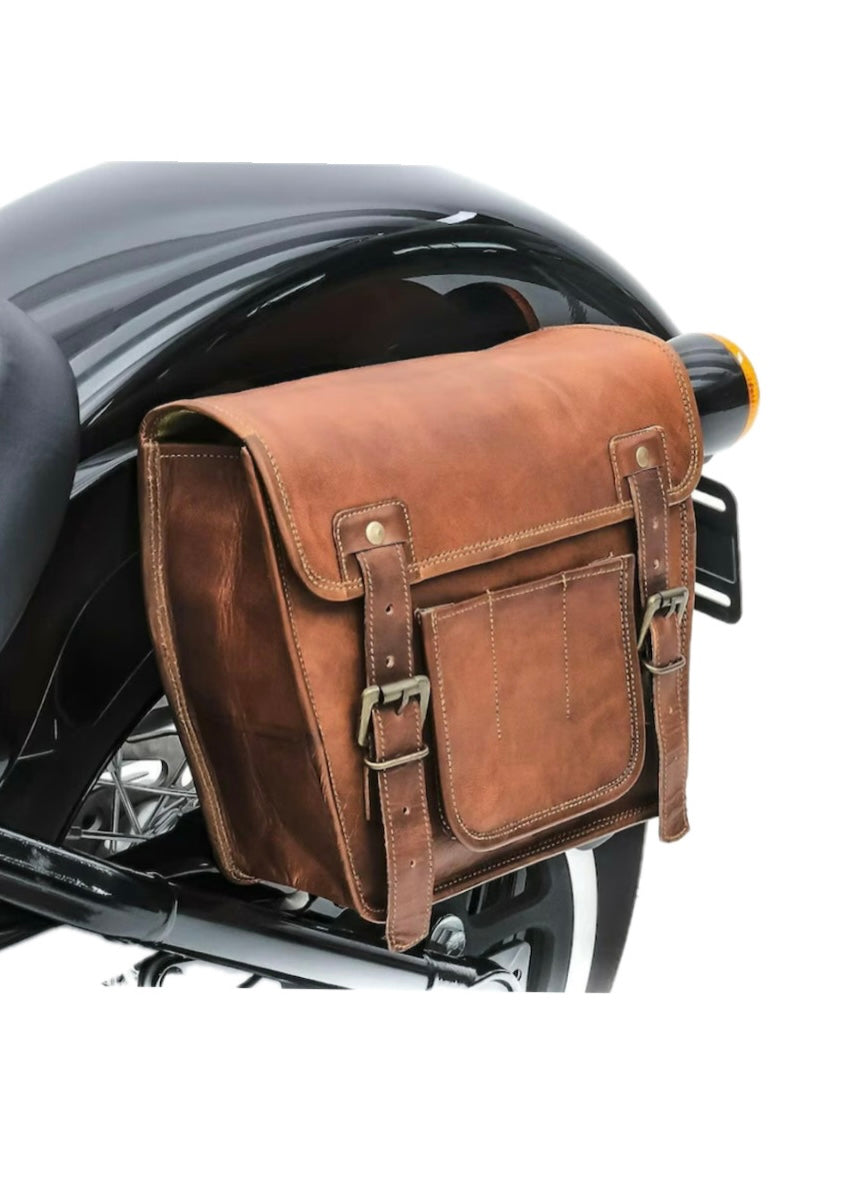 Rovo Brown Motorcycle Bag
