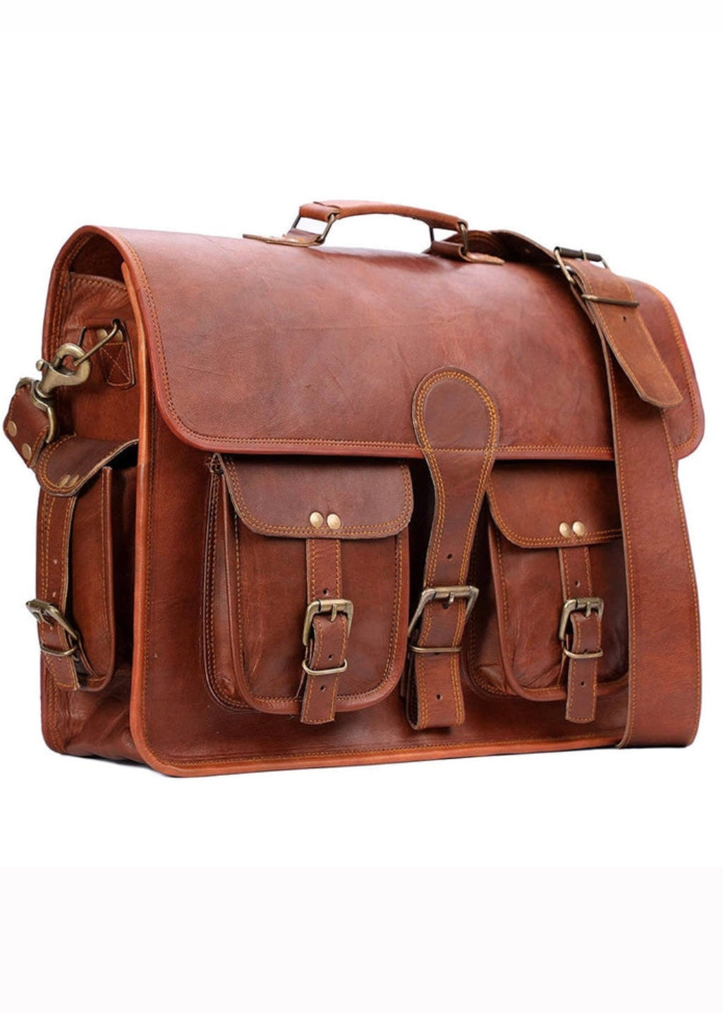 Brown Briefcase Office Bag