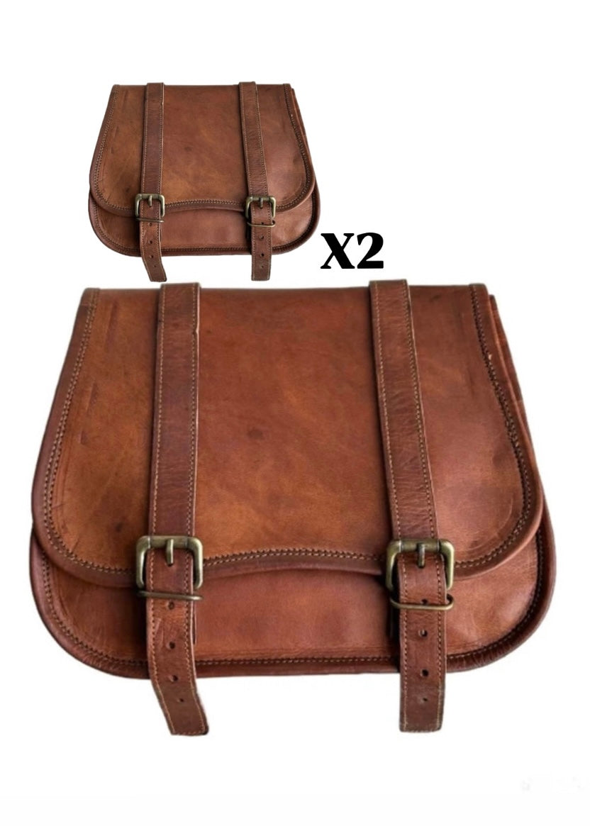 Vento Brown Motorcycle Bag