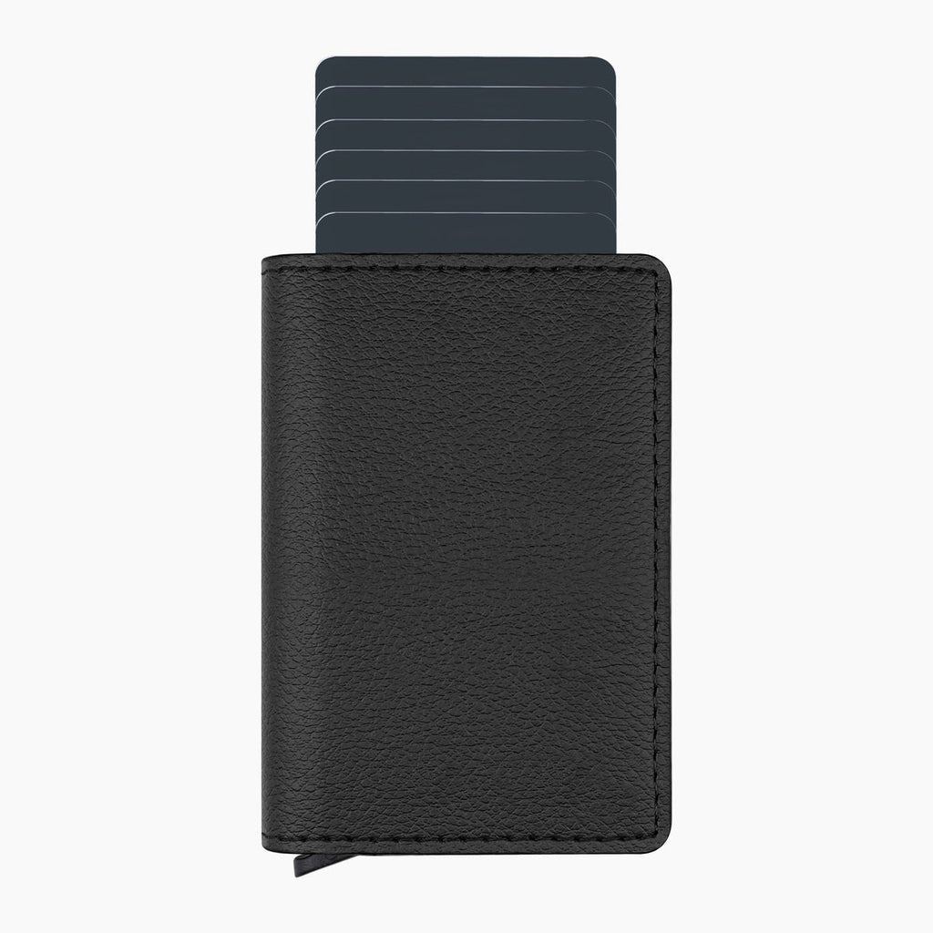 Black RFID Protected Wallet Cardholder