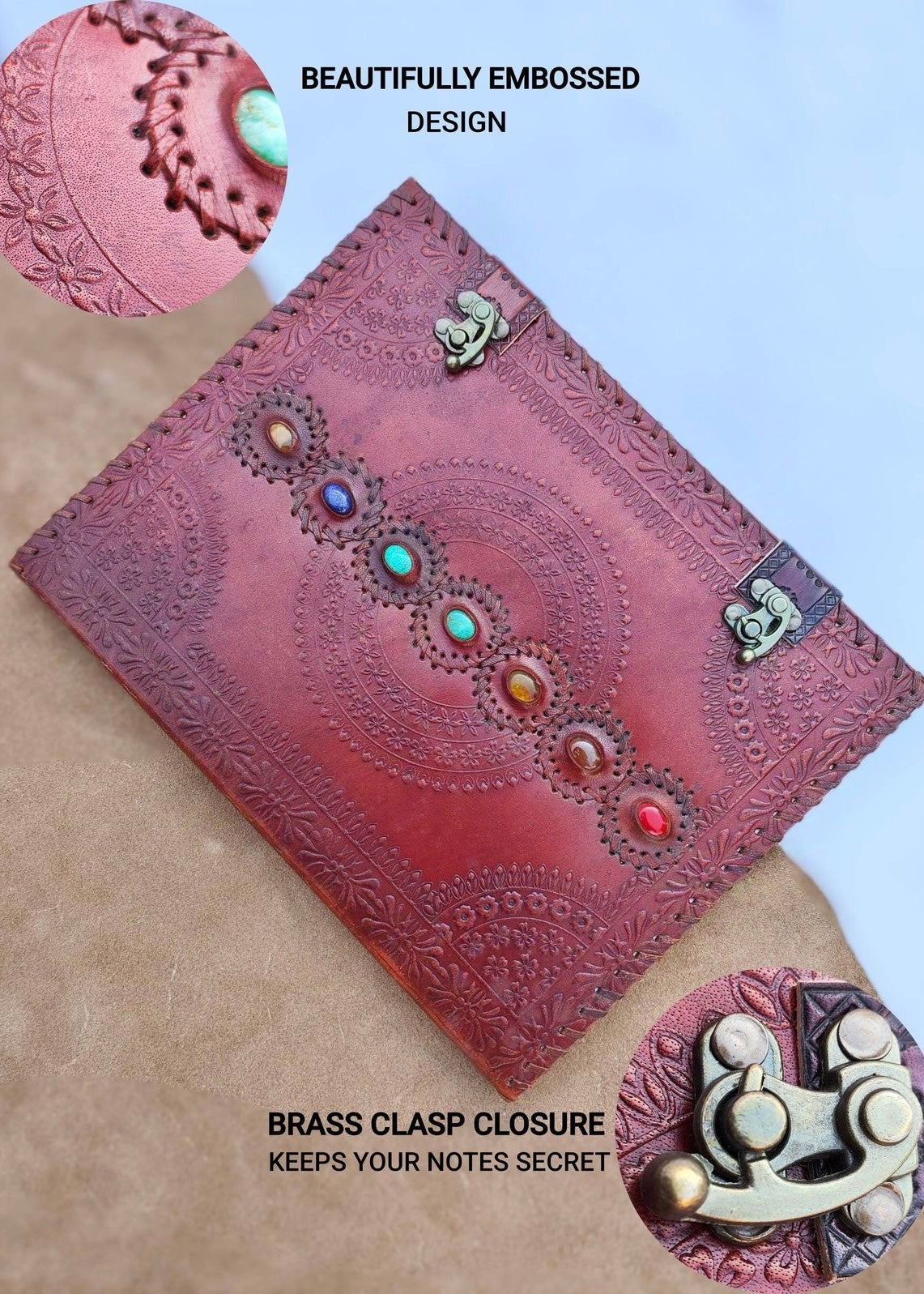 Seven Stone Brown Journal