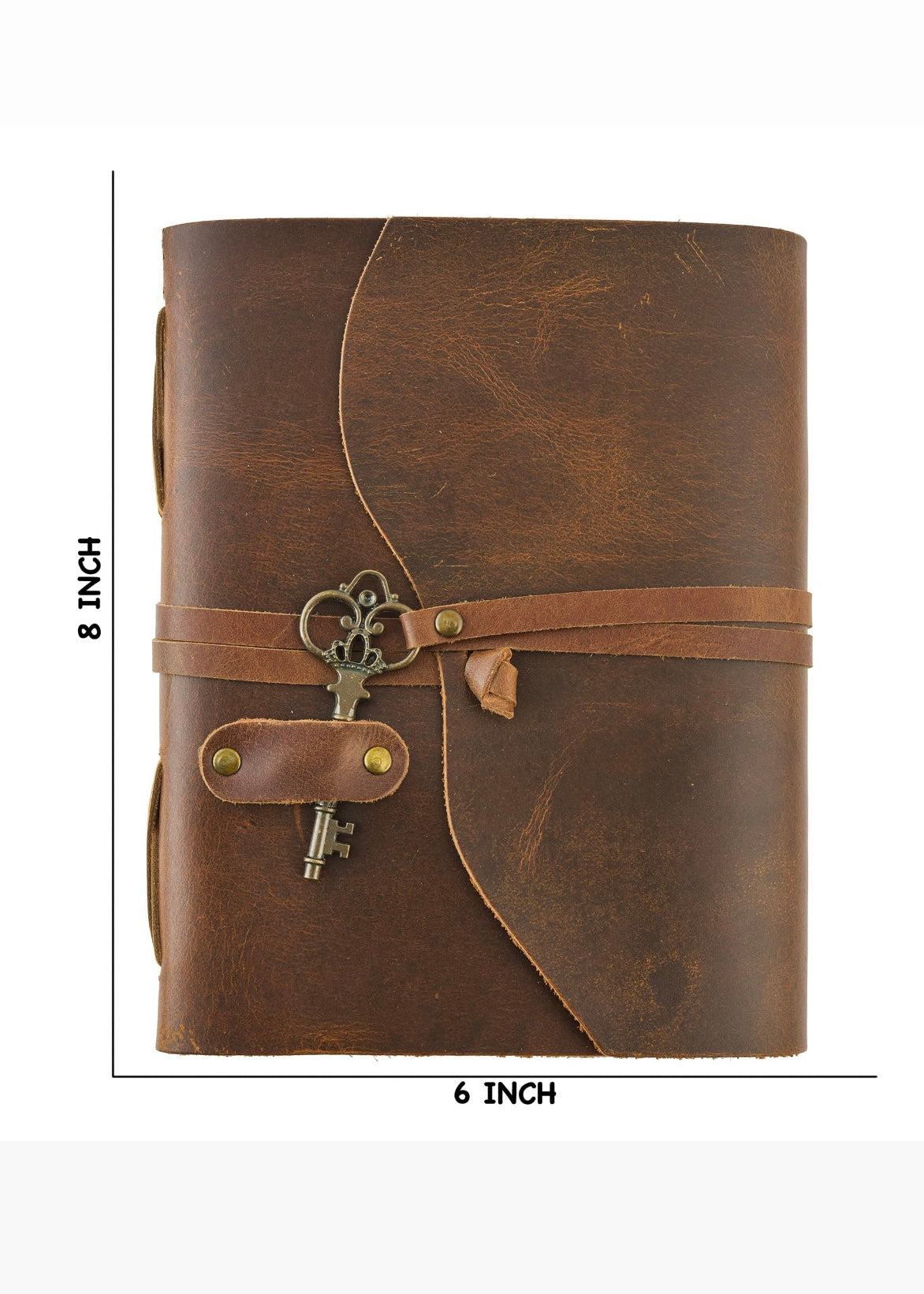 Key Lock Brown Journal