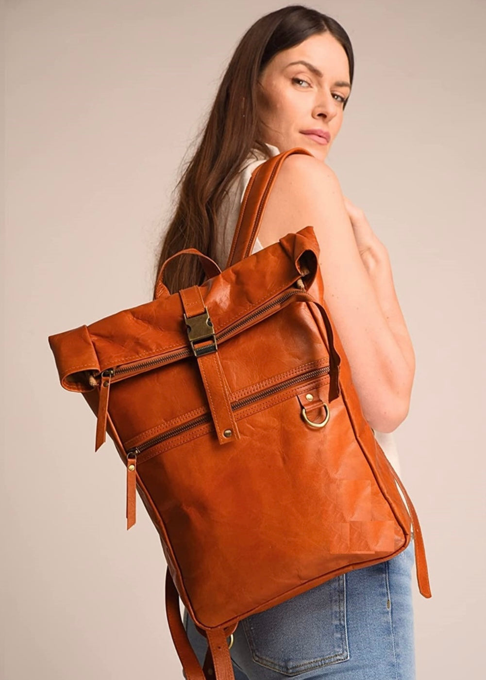 Vintage Coiro Leather BackPack