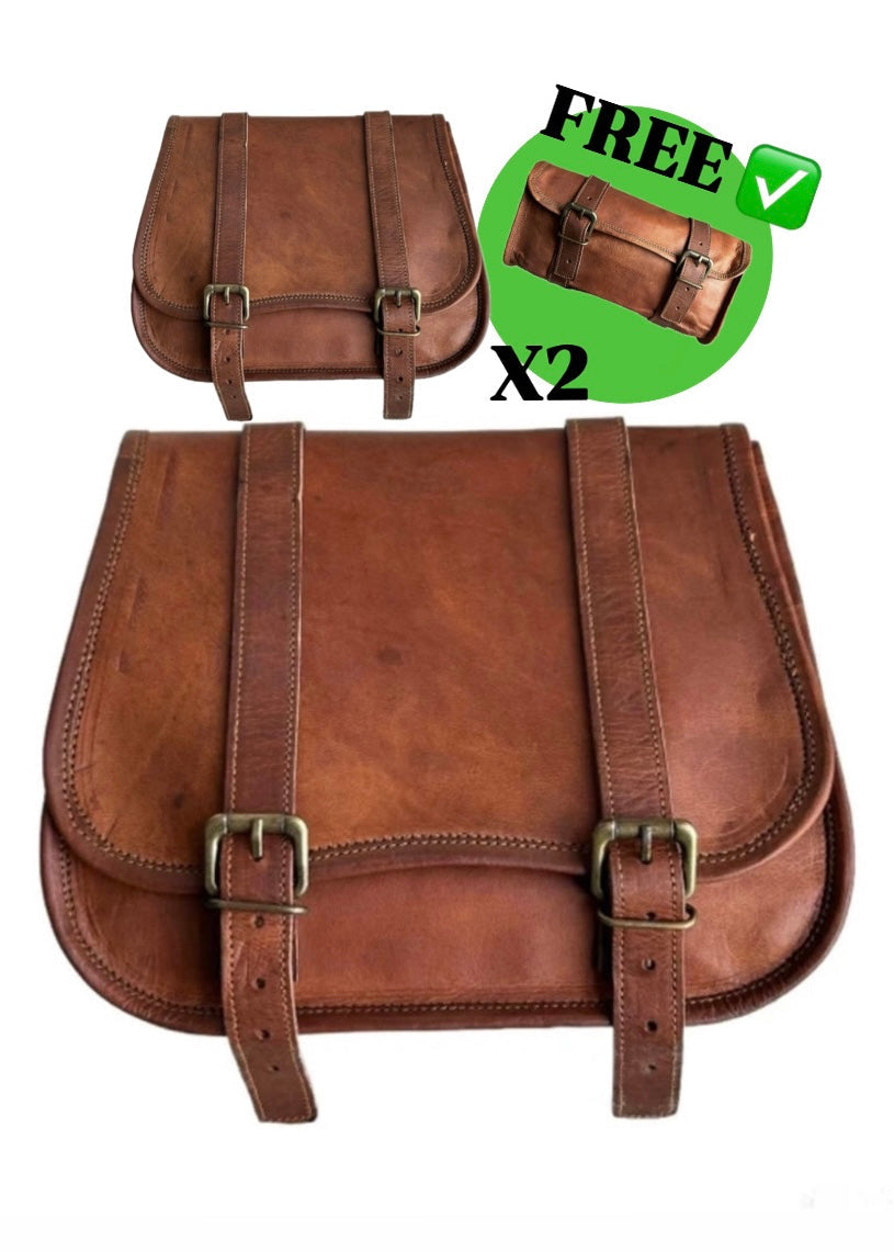 Vento Brown Motorcycle Bag