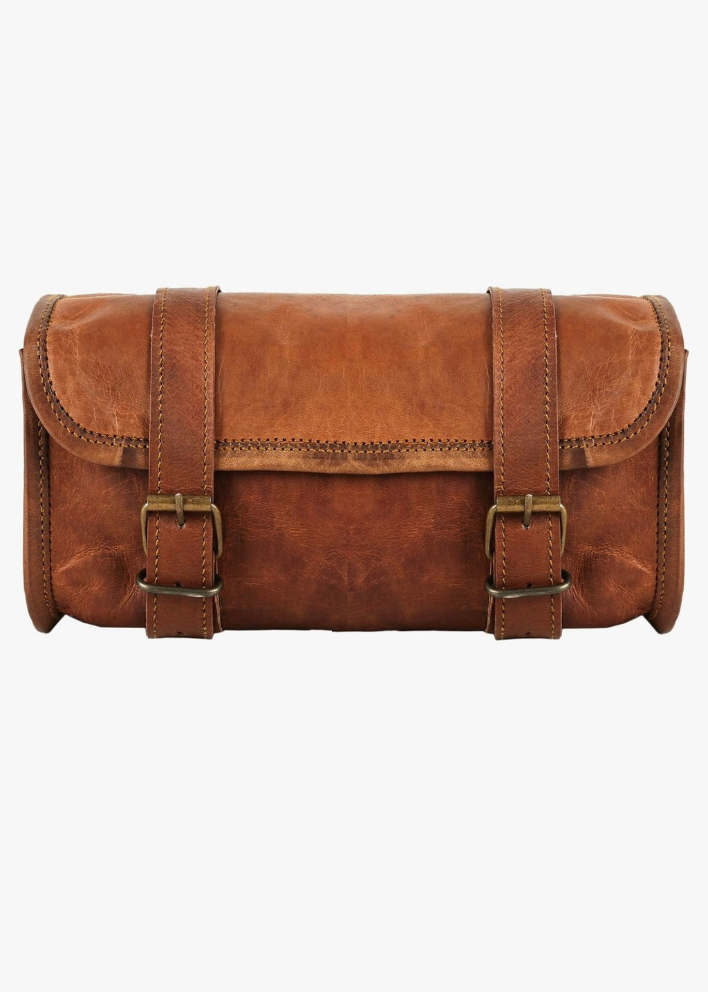 Brown Pouch Motorcycle Bag