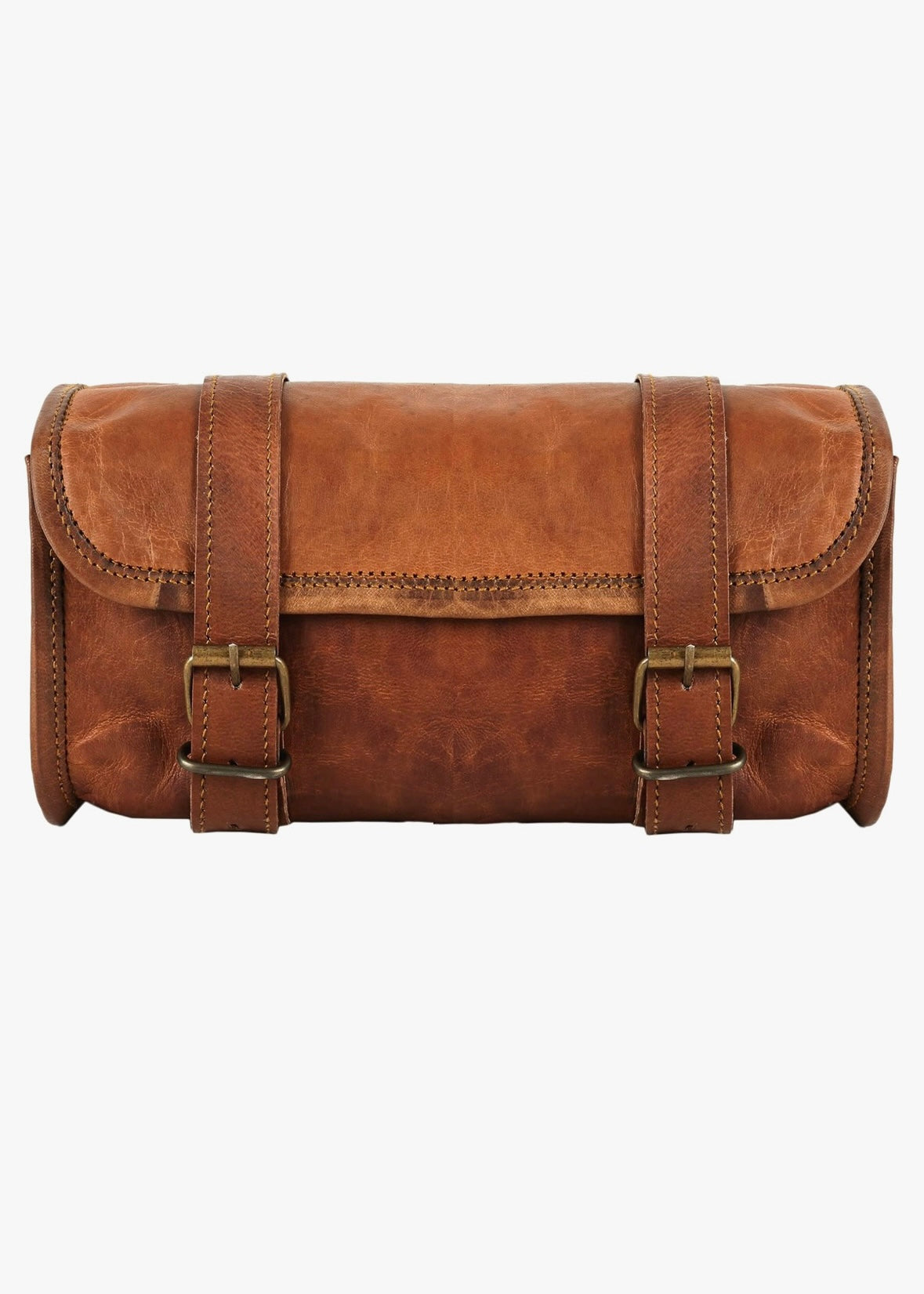Brown Pouch Motorcycle Bag