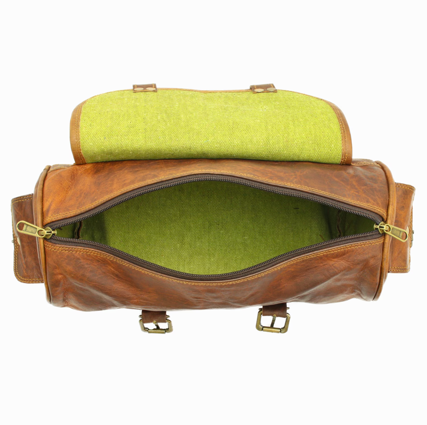 Orbit Brown Motorcycle Bag
