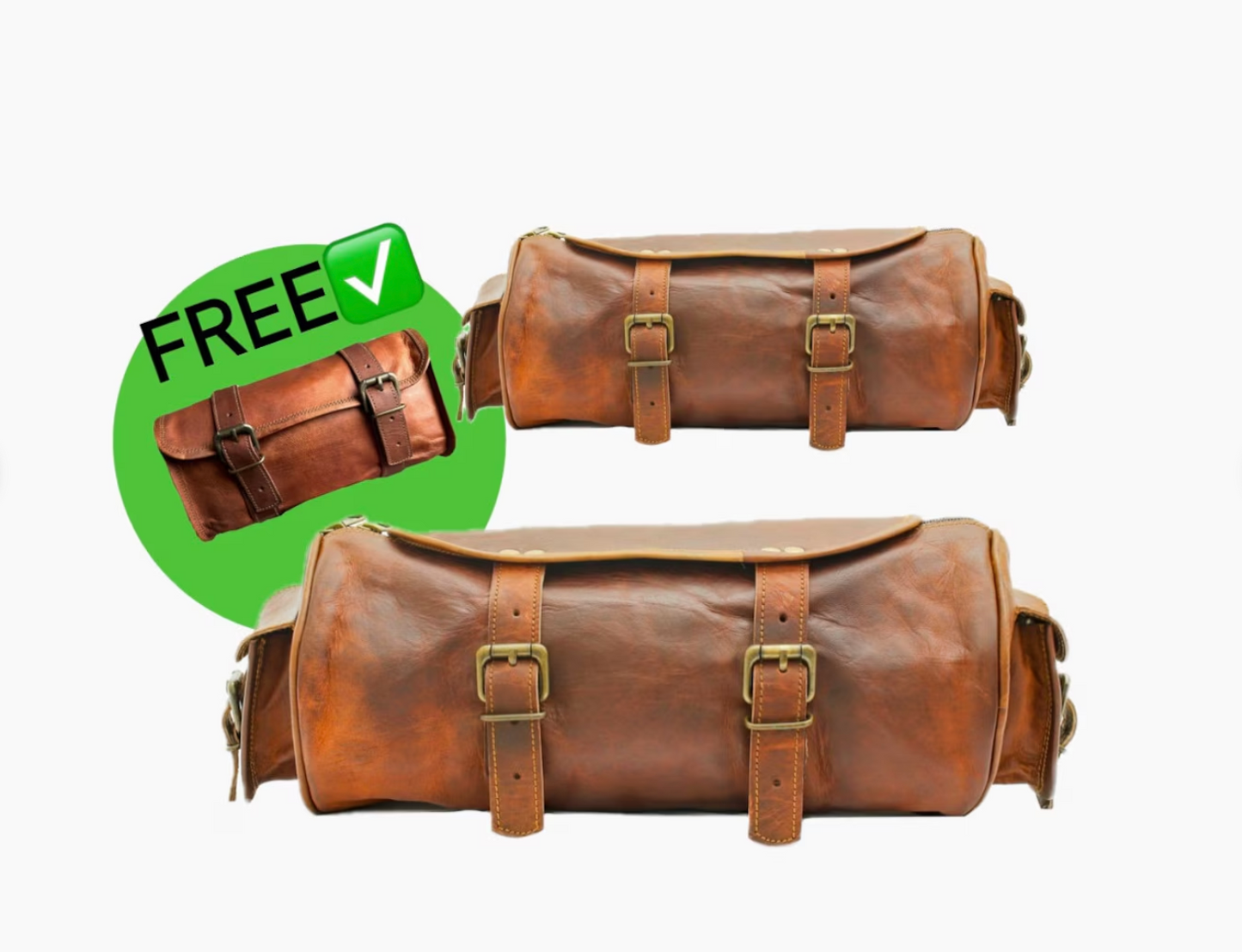 Orbit Brown Motorcycle Bag